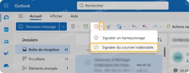 Marquer les spams