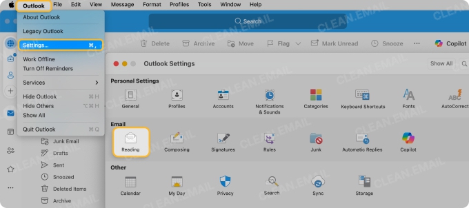 Add Snooze to Quick Actions on Mac Desktop