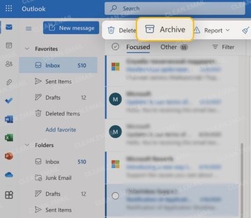 Consider Archive vs Delete