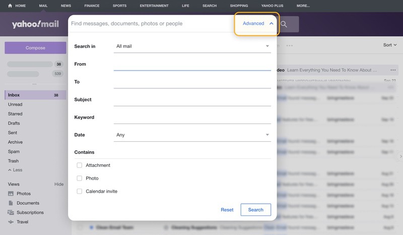 Yahoo Mail Search Operators: How Yahoo Mail Searching Works