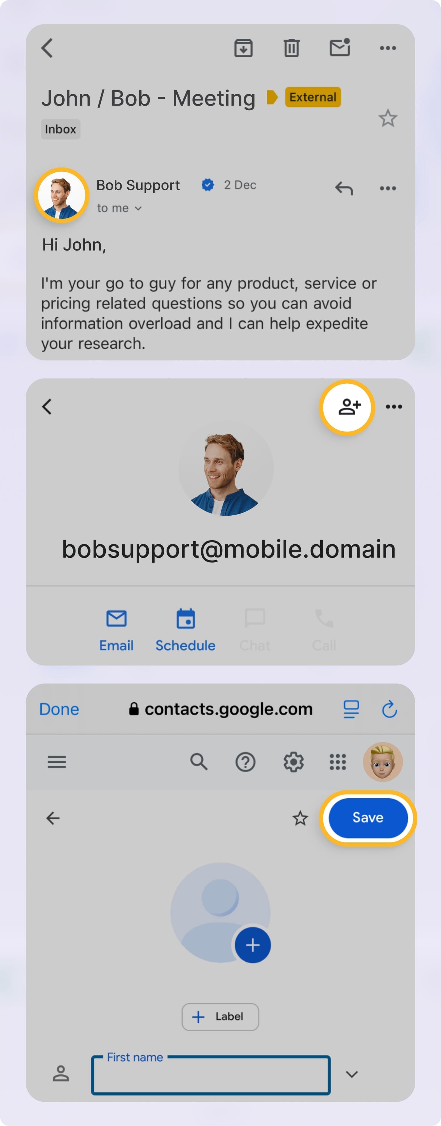 how to add to gmail safe sender list