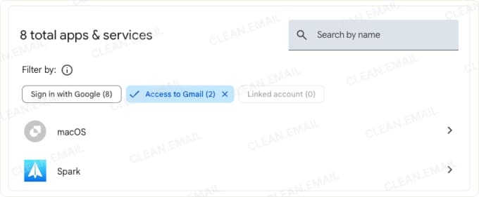 Review the permissions granted to your Google Account