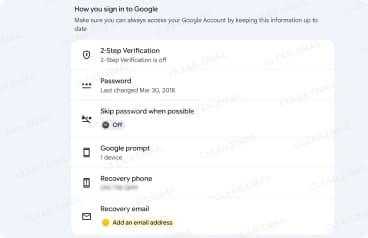 How you sign in to Google