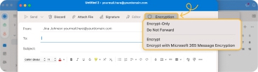 How to send an encrypted message with Microsoft 365