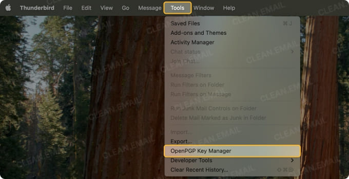 How to send encrypted email Thunderbird (on Mac)