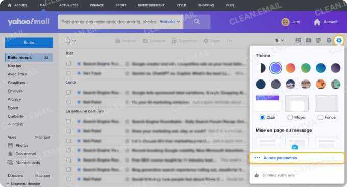 Comment mettre un email sur liste blanche dans Yahoo Mail