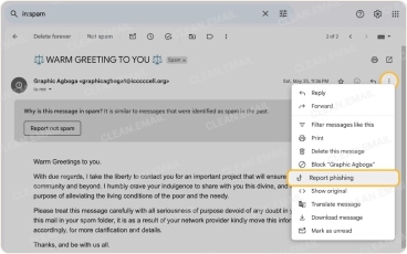 The Right Way to Report Scammer Emails in Gmail