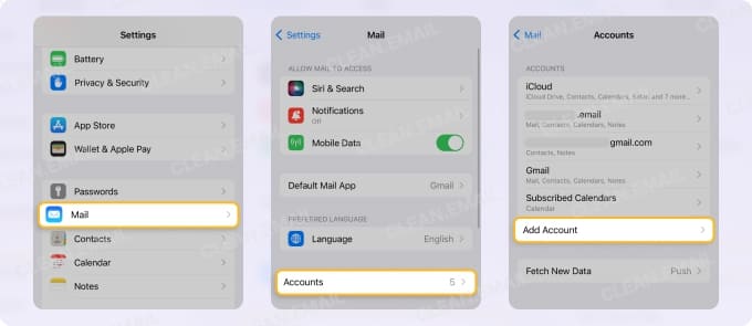 Remove and Re-Add the Email Account