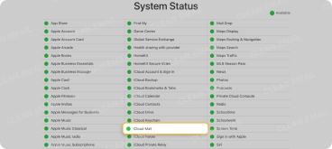 Check for Server Issues