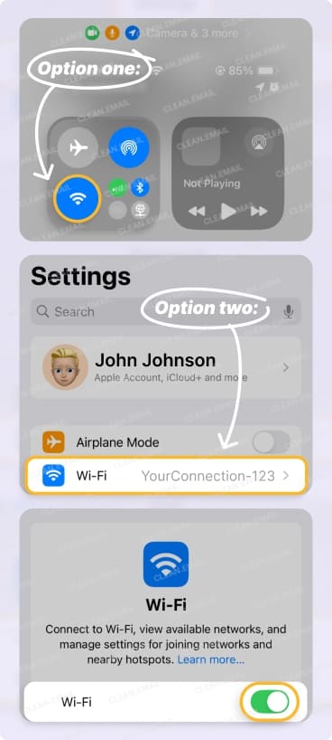Confirm Your Internet Connection