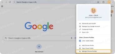 Remove a Saved Google Account from Chrome