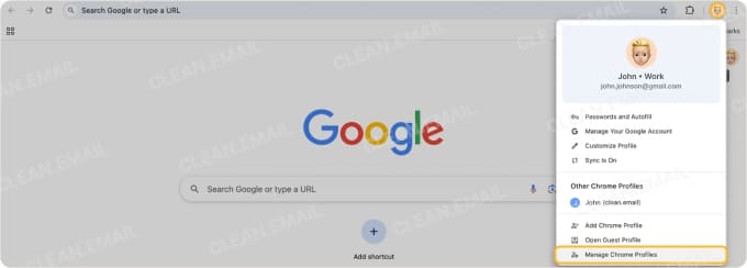Remove a Saved Google Account from Chrome