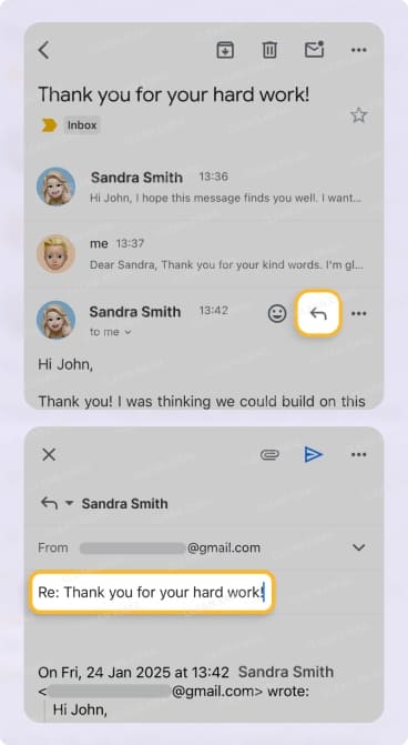 Manually refresh email
