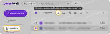 So stellen Sie gelöschte E-Mails in Yahoo wieder her