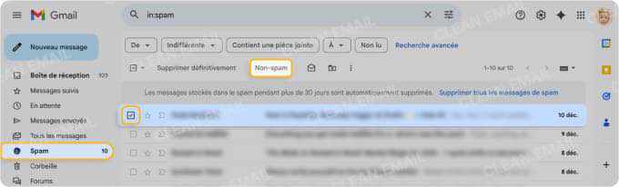 Comment résoudre le problème de la disparition des e-mails dans Gmail