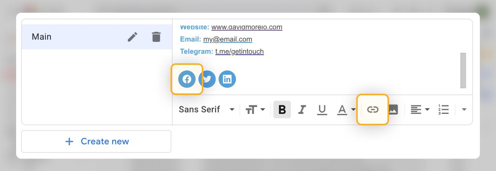 How To Add Social Media Icons To Email Signature   New 2x 