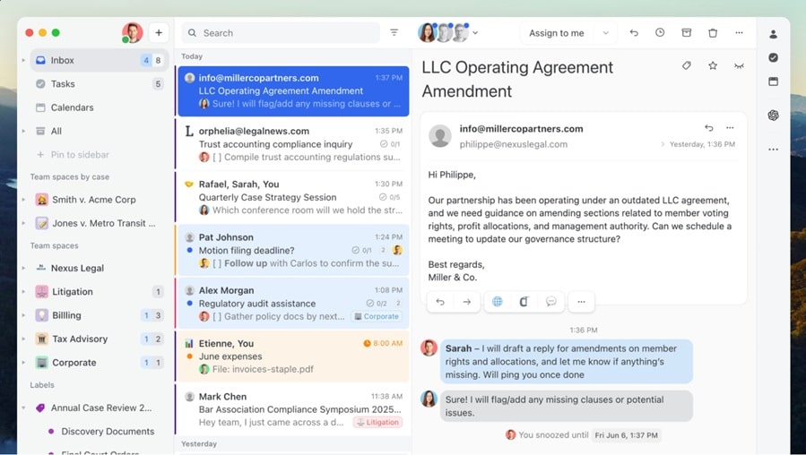 Missive’s standout AI feature is its AI Rules engine, which lets you automate workflows using natural language prompts