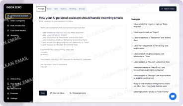 Inbox Zero for scanning emails for subscriptions, old messages, and spam