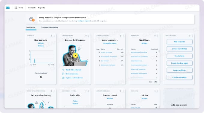 GetResponse is a smart marketing platform