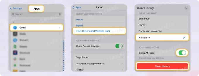 How to Clean iPhone Cache and App Data