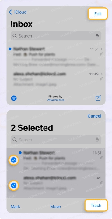 Clean Your Mailbox on iPhone