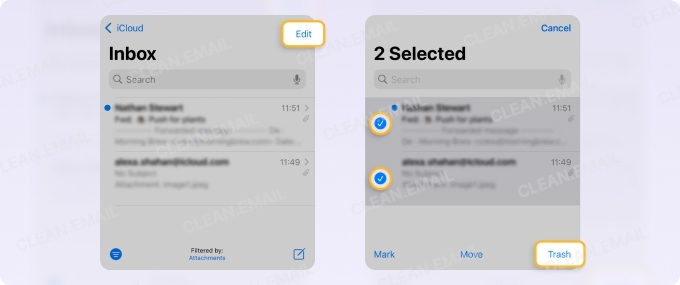 Clean Your Mailbox on iPhone