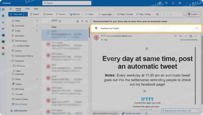 Using Microsoft Copilot in Outlook