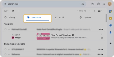 Take action with pre-made filters