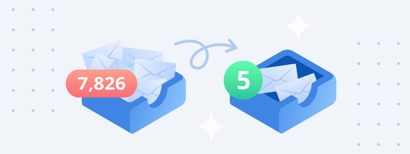 The zero inbox rule helps keep your inbox under control