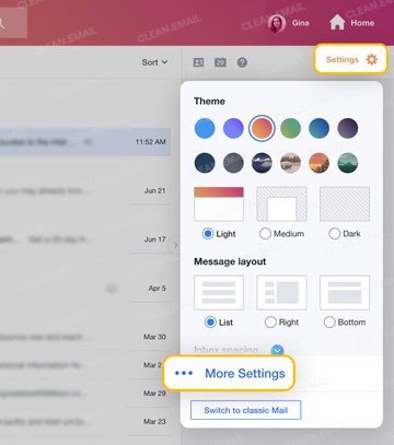 Set up filters to automatically organize future messages
