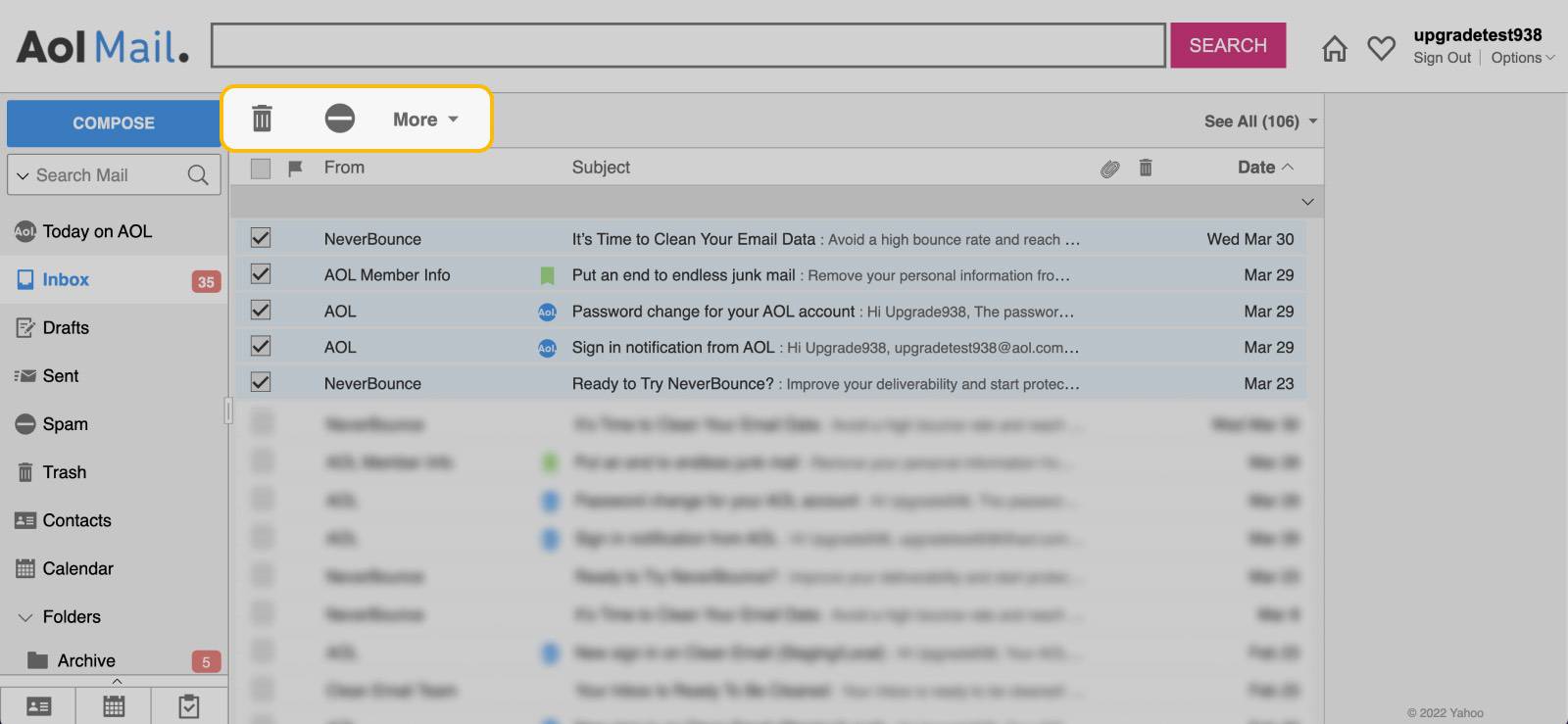 How to Organize AOL Emails and Have a Clean AOL Mail Inbox