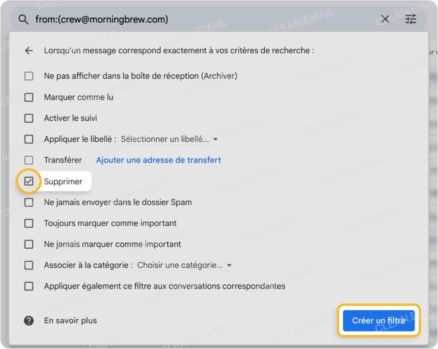 Nettoyez la boîte de réception Gmail vite avec Clean Email