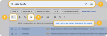 Keeping only the newest emails