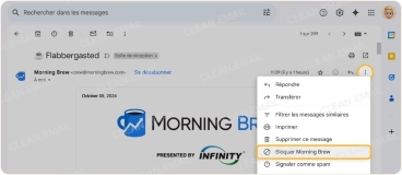 Évite l’encombrement et met en avant les e-mails importants