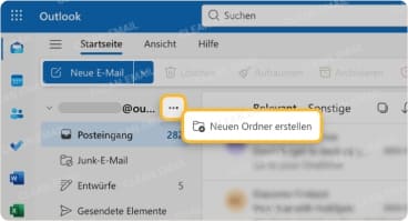 Ordner zur Organisation erstellen