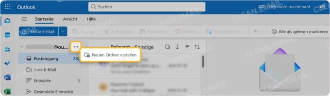 Ordner zur Organisation erstellen