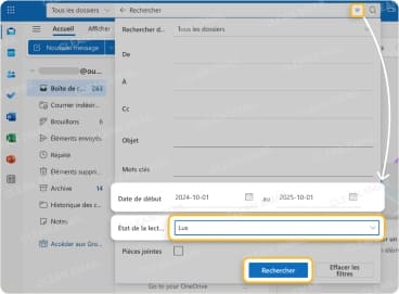Filtrer et supprimer les anciens e-mails