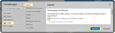 So organisieren Sie Ihr Outlook-Postfach