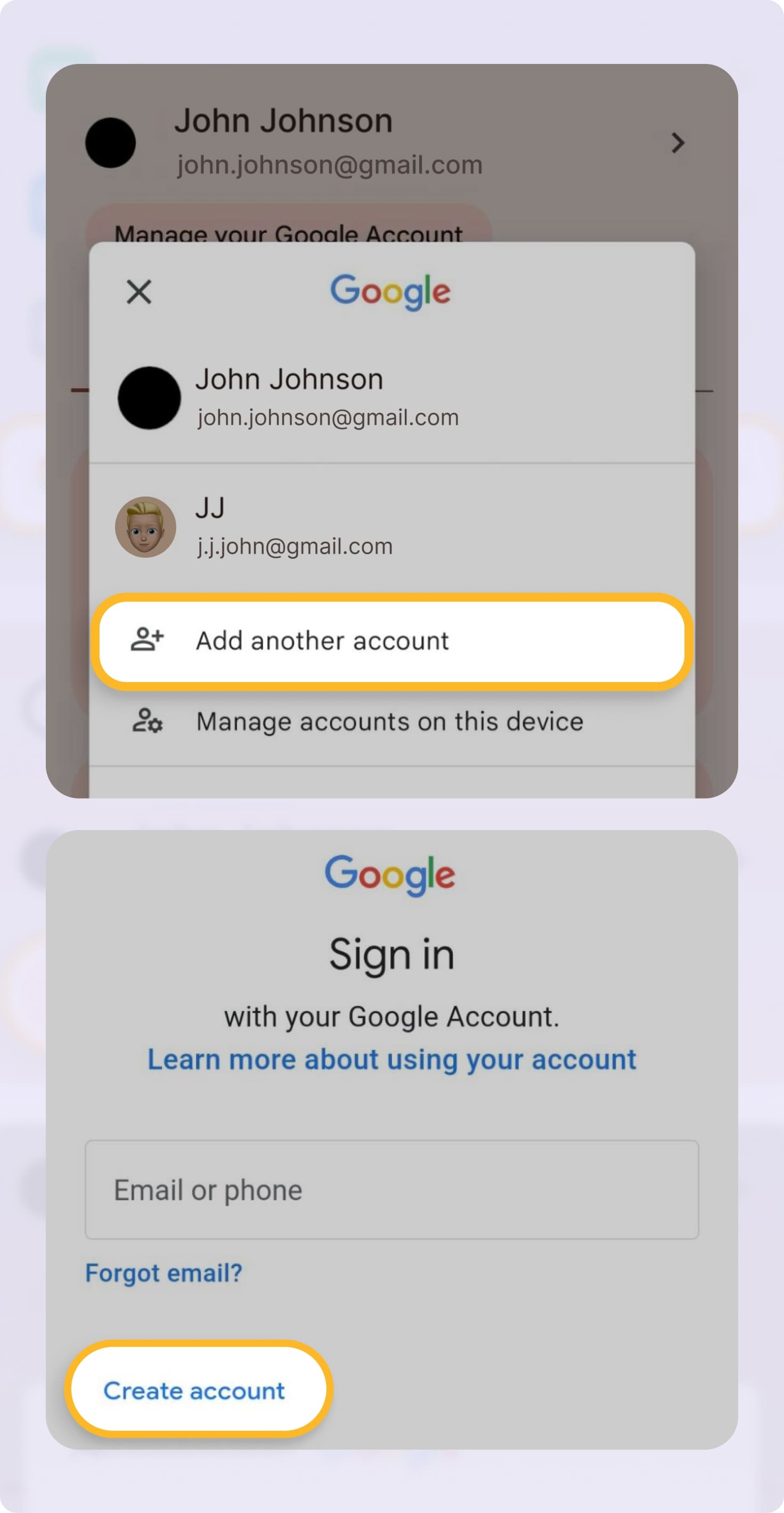 how to start a new email in gmail app