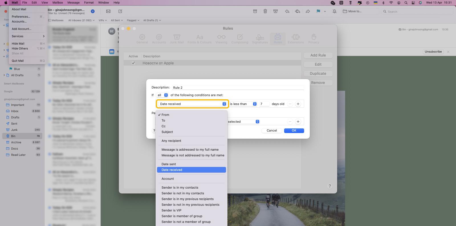How to Apply Rules in Apple Mail to Prevent Inbox Overload