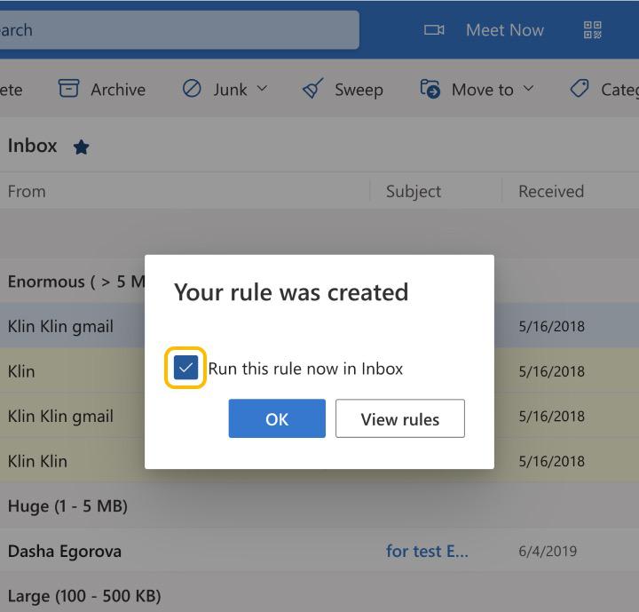 How To Create A Rule In Outlook To Filter Emails