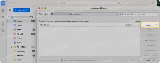 How to create a new filter
