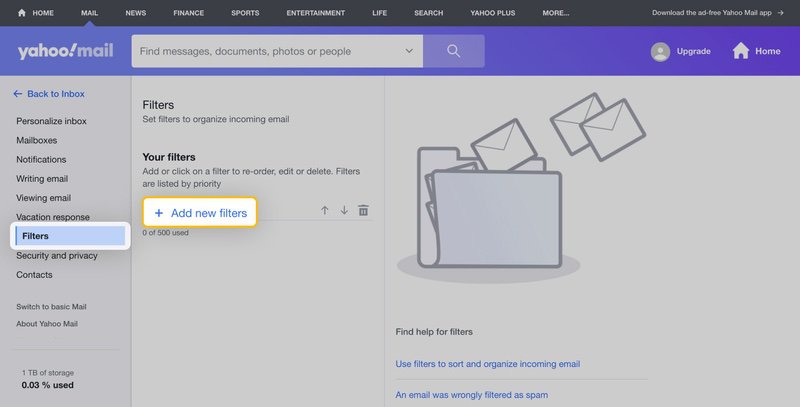 How to whitelist Yahoo Mail