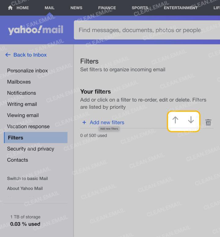 How to Run Filter Rules in Yahoo Mail to Prevent Inbox Overload