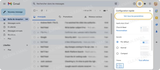Configurer le filtre anti-spam de Gmail