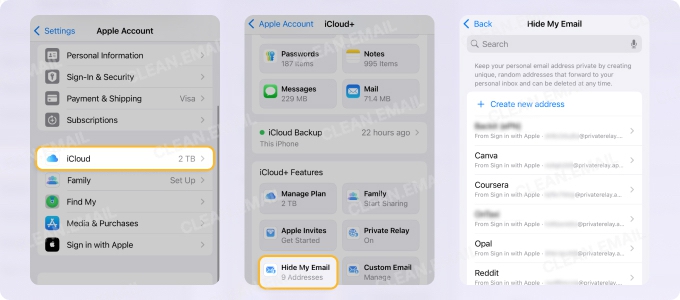 Edit aliases on mobile