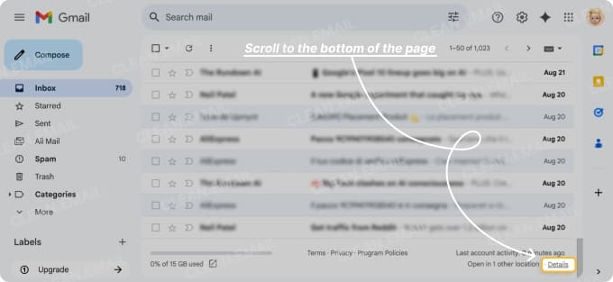 Check Gmail Sign-Ins