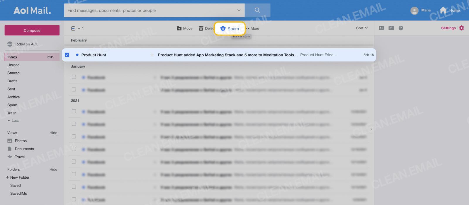 How to block an email address in Gmail, Yahoo, and Outlook