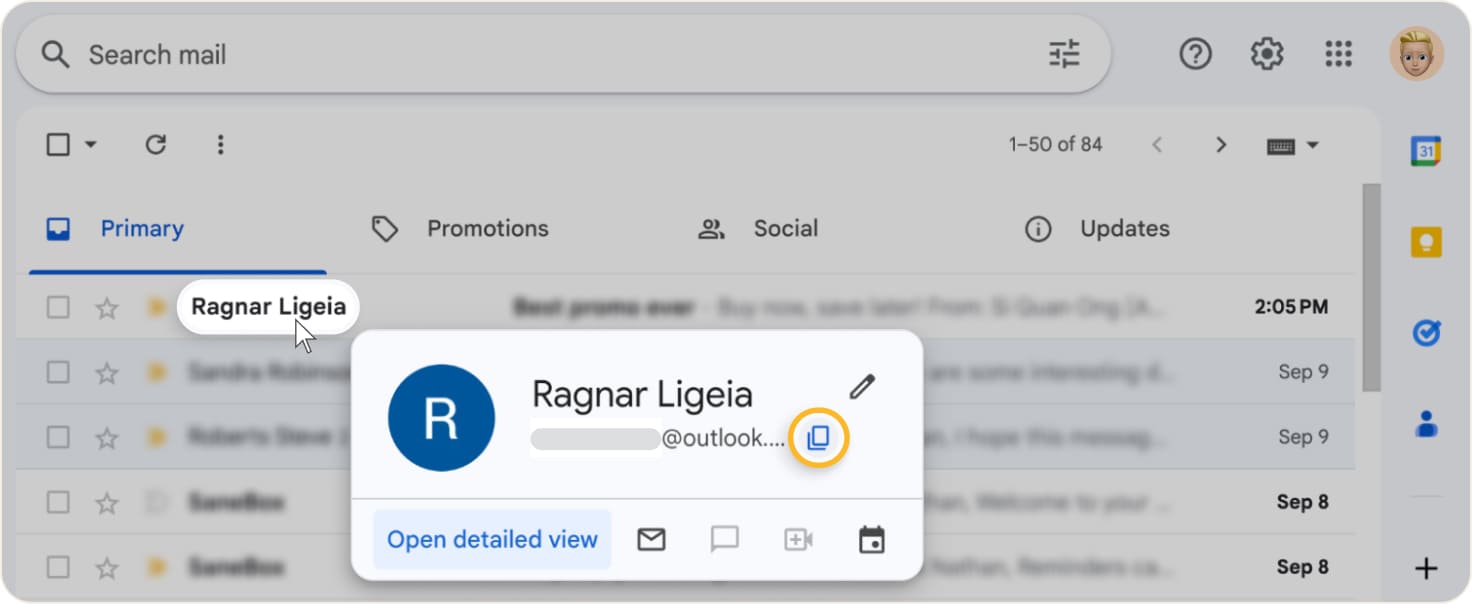 can i block someone through email
