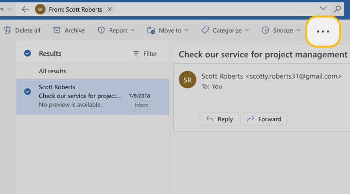 can i block someone's email on hotmail